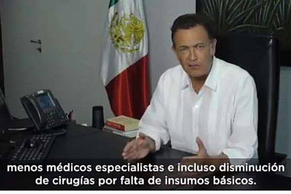 El sistema de salud en nuestro país está en terapia intensiva: Mauricio Kuri