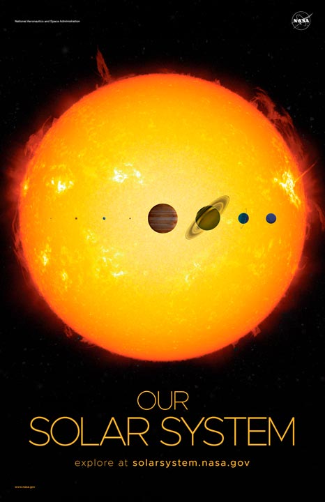 ¿Eres fan del Espacio?, la NASA pone a tu disposición 72 posters del Sistema Solar; descárgalos