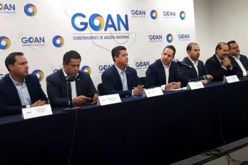 Formalizan la GOAN, dan a conocer gobernadores del PAN en Querétaro.