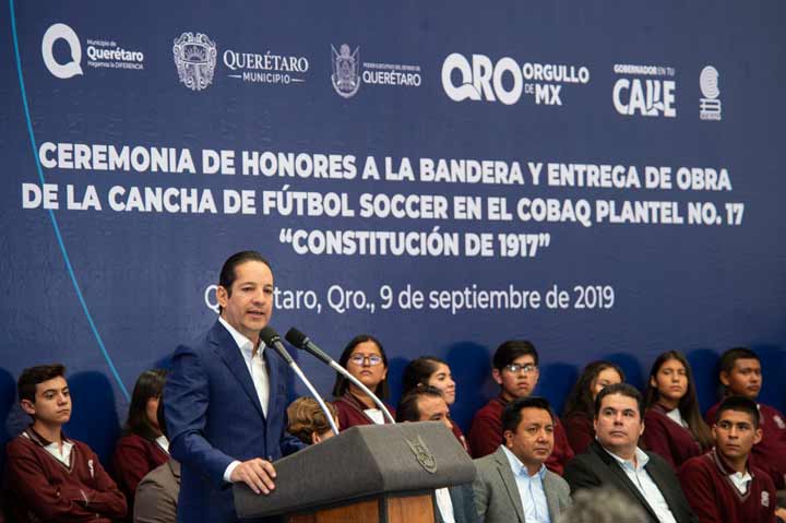 Querétaro, número uno a nivel nacional en ejecución de obra educativa: Francisco Domínguez