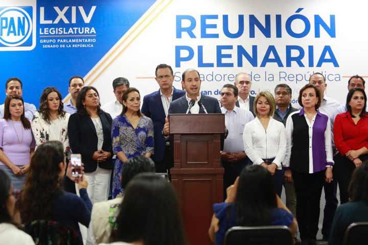 Reprueba GPPAN en el senado al gobierno de AMLO en el marco de su Primer Informe