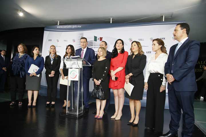 Llaman senadores del PAN a respetar la ley; consideran que la democracia mexicana está en riesgo