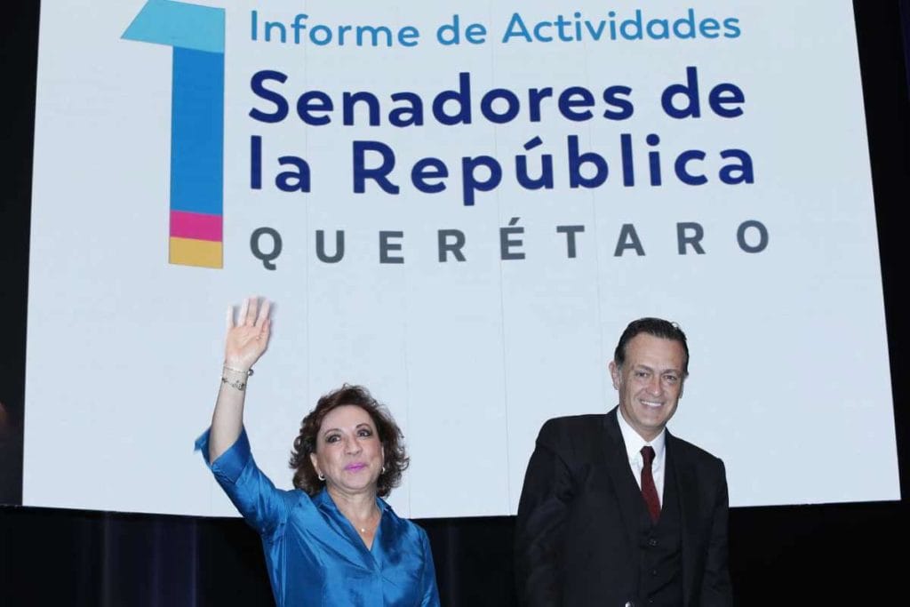 Senadores Mauricio Kuri y Lupita Murguía presentan su 1er Informe de Actividades Legislativas