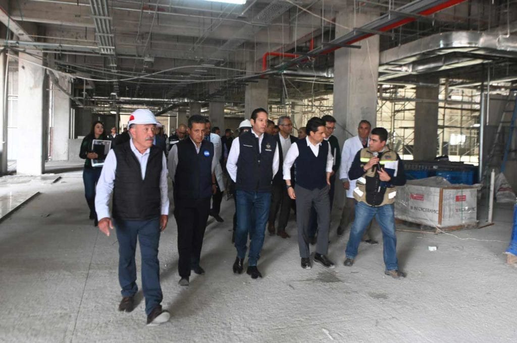 Nuevo Hospital General de Querétaro va al 71% de avance en construcción