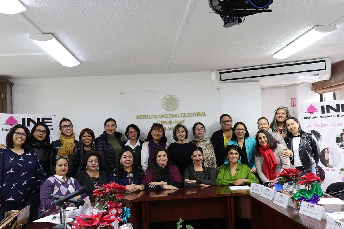 INE Querétaro presentó proyecto Las Mujeres Cuentan