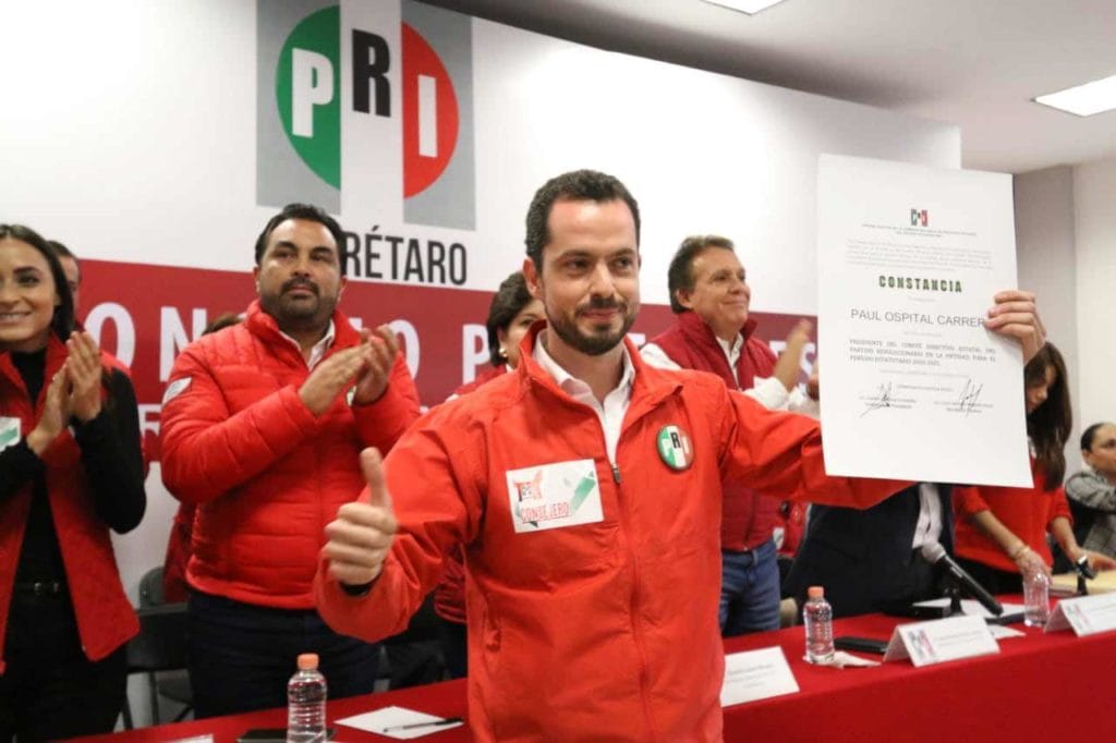 La única alianza es con los priistas: Paul Ospital al rendir protesta como nuevo dirigente en Querétaro