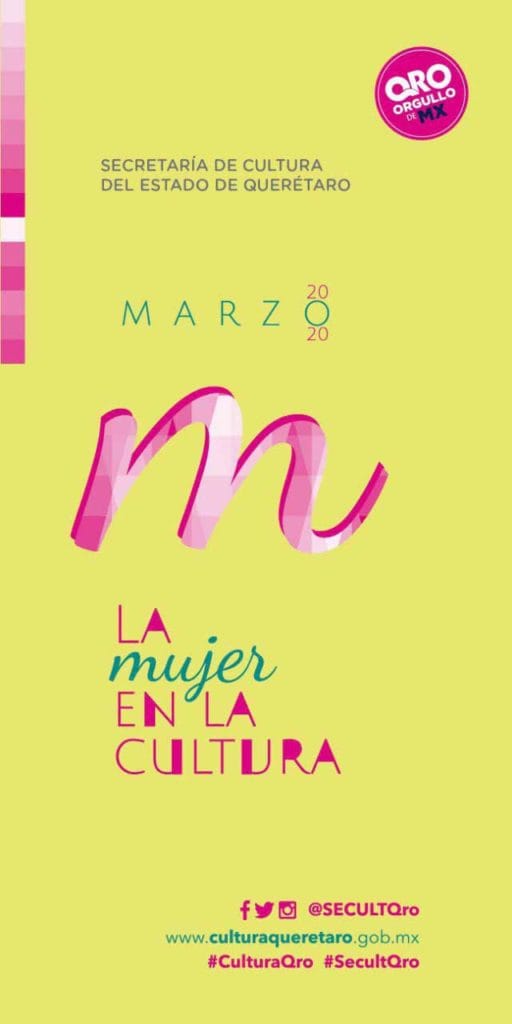 Más de 50 actividades artísticas del 28 de febrero al 28 de marzo en el programa "La mujer en la cultura"