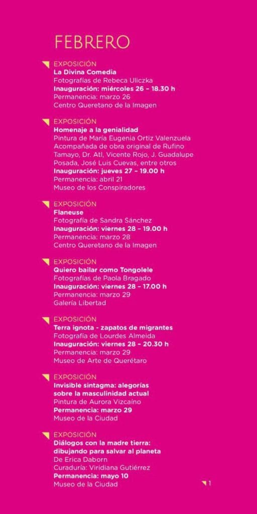 Más de 50 actividades artísticas del 28 de febrero al 28 de marzo en el programa "La mujer en la cultura"