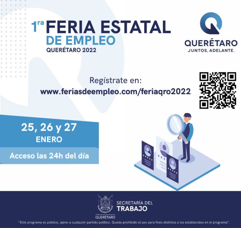 Del 25 Al 27 De Enero La Primera Feria Estatal Virtual De Empleo 2022