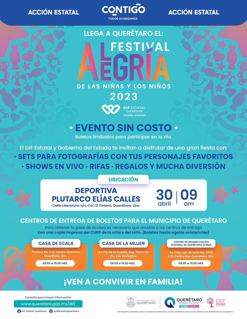 Festival Alegr A De Las Ni As Y Los Ni Os Quer Taro Ser Del Al