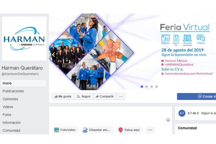Harman realizará Feria de Empleo Virtual este 28 de agosto, ¡no te lo pierdas!