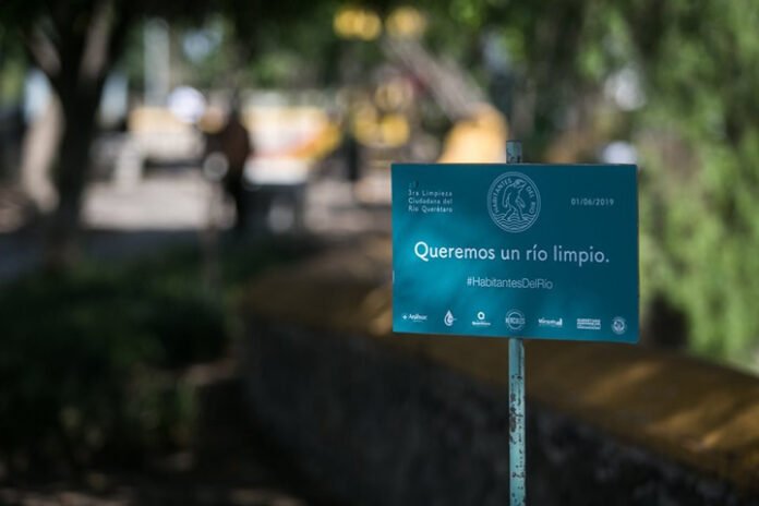 Este domingo participa en la jornada de limpieza del Río Querétaro