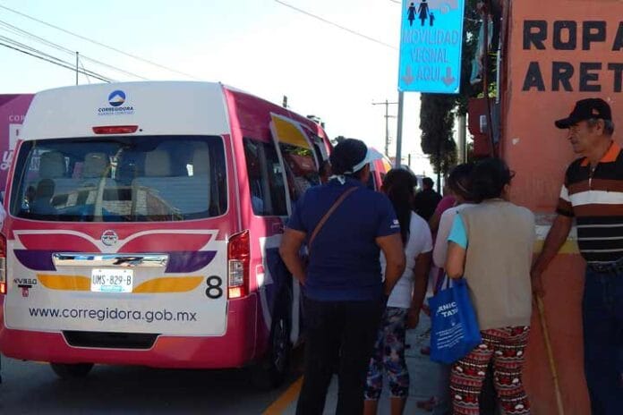 Arranca programa de Movilidad Vecinal en Corregidora, 2 rutas gratuitas para mujeres y niños