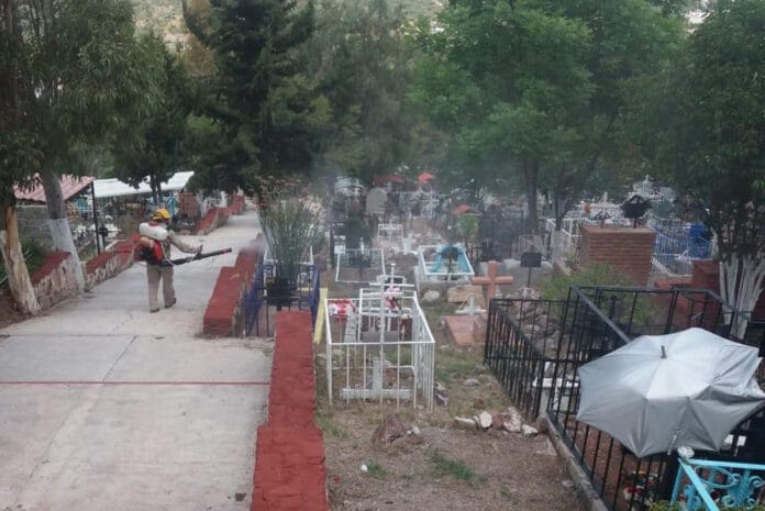 Refuerzan acciones contra el mosco transmisor del dengue en panteones