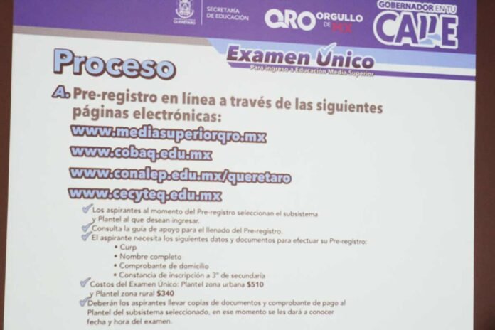 Listo Examen Único 2020 para ingresar al COBAQ, CECYTEQ y CONALEP en Querétaro, aquí los requisitos