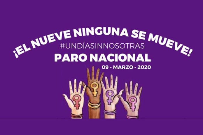 "Si paramos nosotras, para el mundo", #undíasinnosotras, protesta contra la violencia de género en México