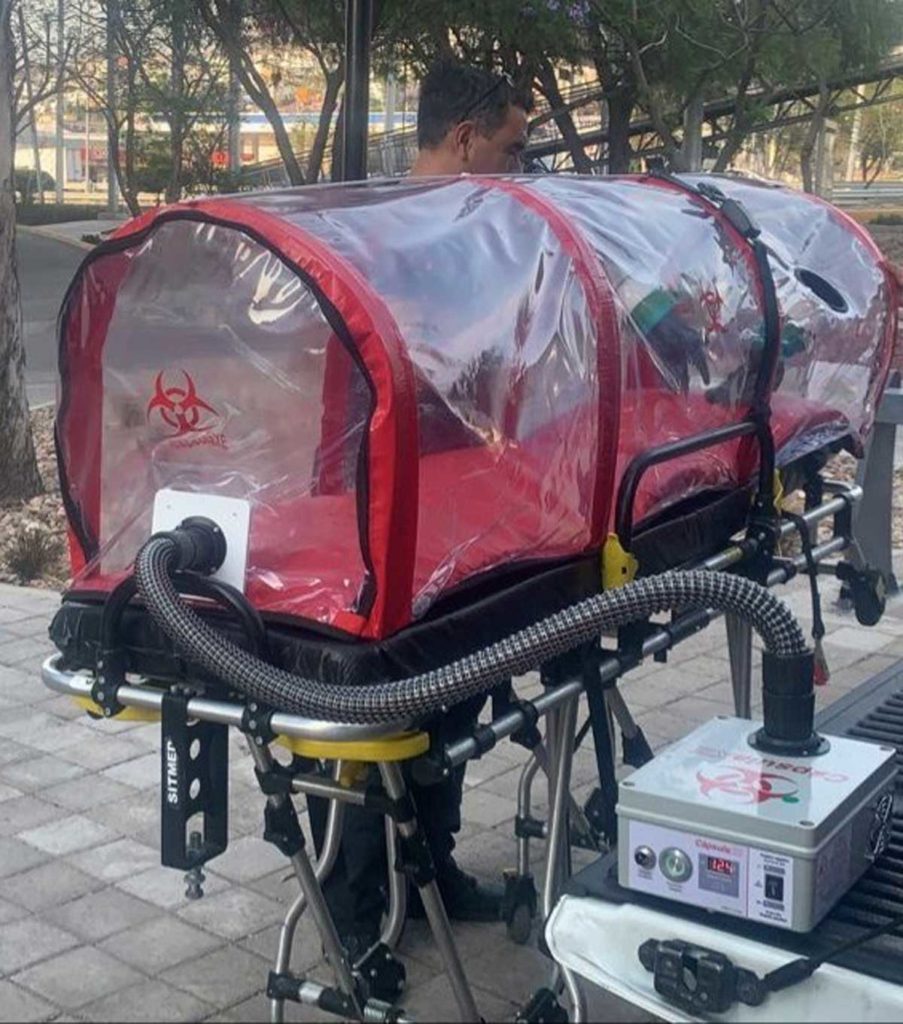 Querétaro cuenta con 12 nuevas cápsulas de aislamiento para trasladar a pacientes con COVID-19; son ya 32 casos de contagio