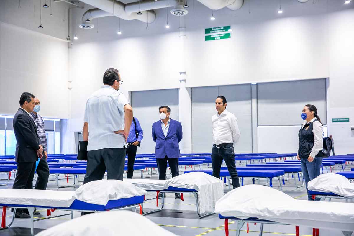 Lista reconversión del Querétaro Centro de Congresos para recibir a pacientes con COVID-19 que no requieran hospitalización