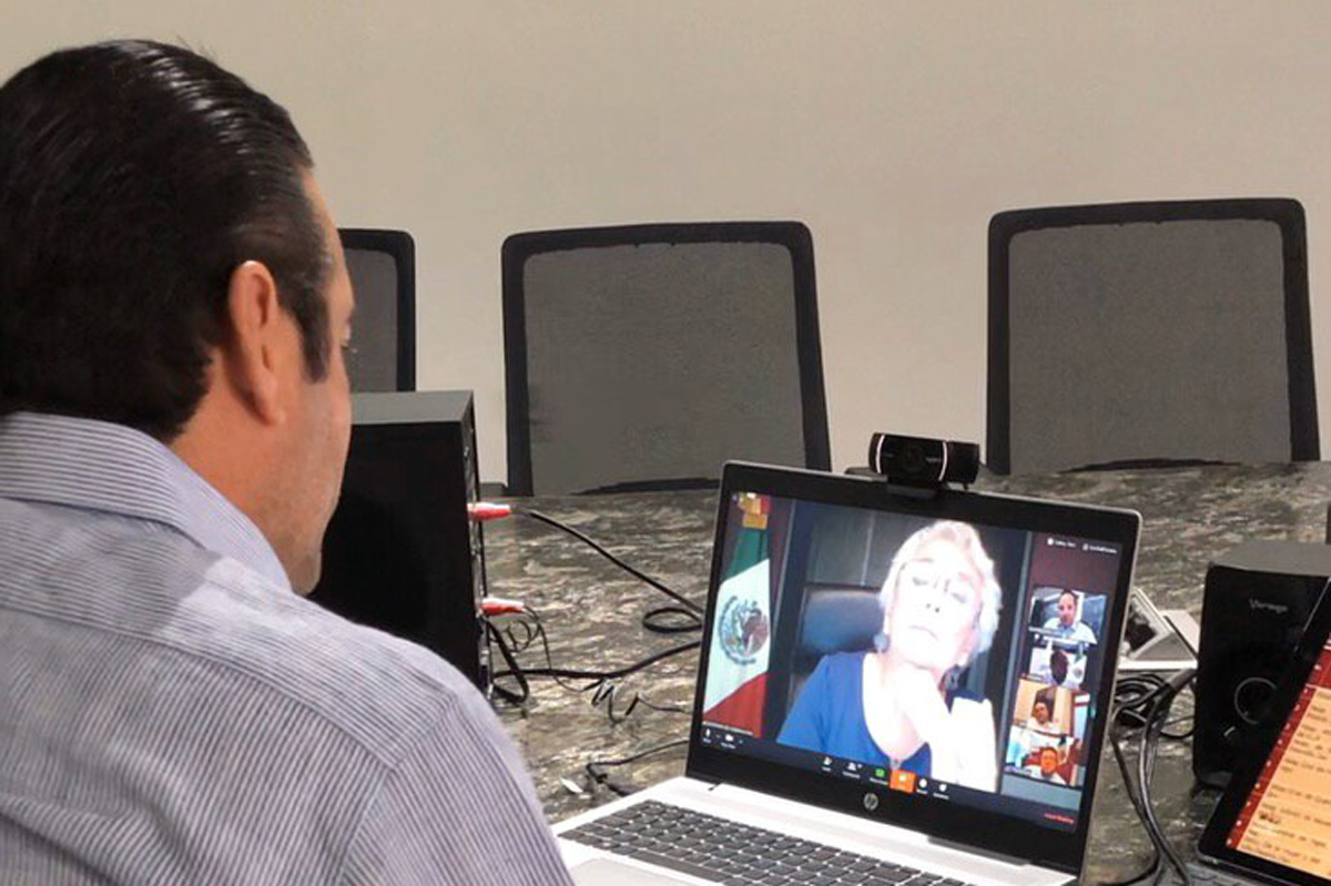 FDS expone a integrantes del gabinete federal avances de la estrategia contra el COVID-19 implementada en Querétaro