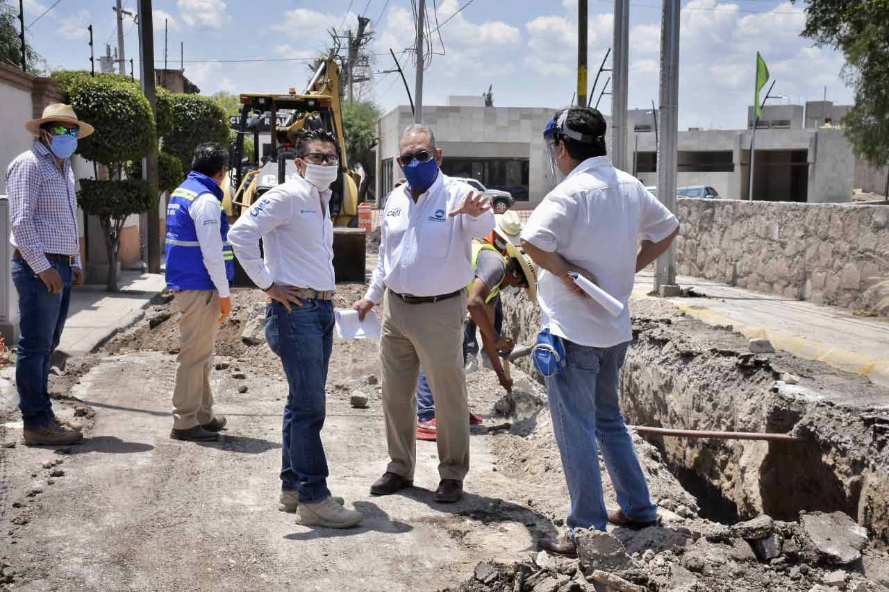 Supervisa Roberto Sosa obra de rehabilitación para la vialidad Hacienda La Venta