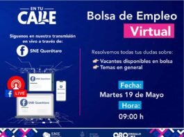 Promocionarán en Querétaro plazas de Bolsa de Empleo Virtual en tiempo real