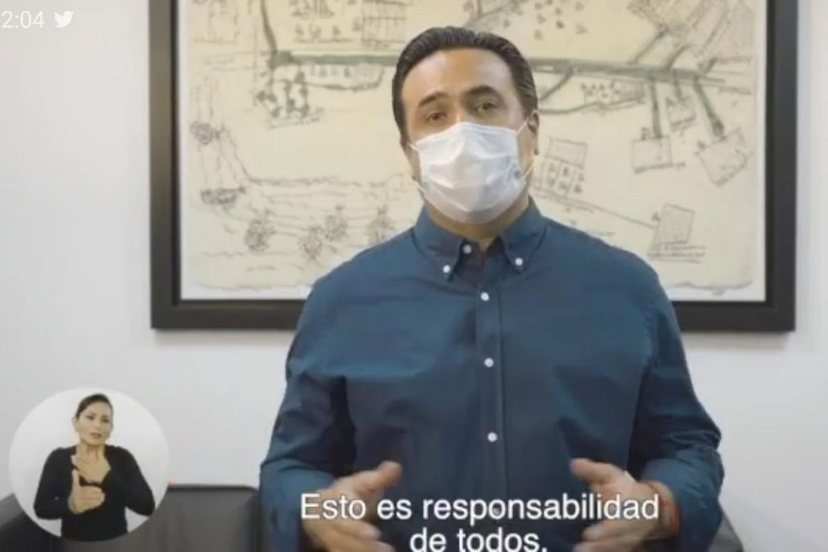 Reitera Luis Nava llamado a ser responsables como sociedad en contra de la pandemia