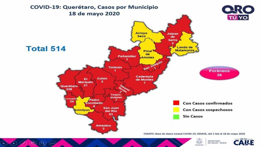 En 24 horas se sumaron 54 casos de COVID-19 en Querétaro; hagamos conciencia y sólo salgamos si es necesario