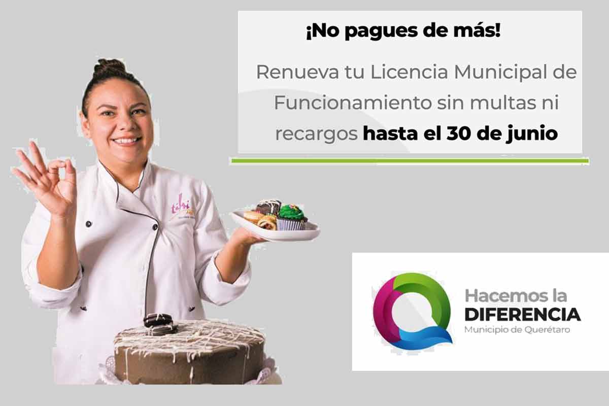 Últimos días para renovar licencia de funcionamiento 2020 en el municipio de Querétaro