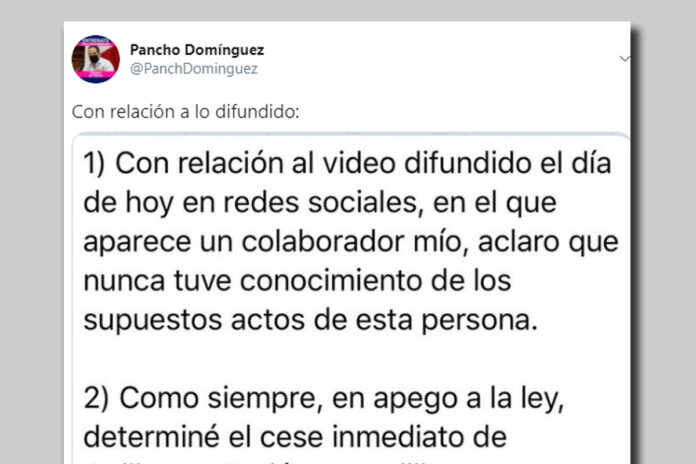 Nunca he cometido acto indebido alguno...reitero mi disposición a colaborar con las autoridades: FDS tras video difundido
