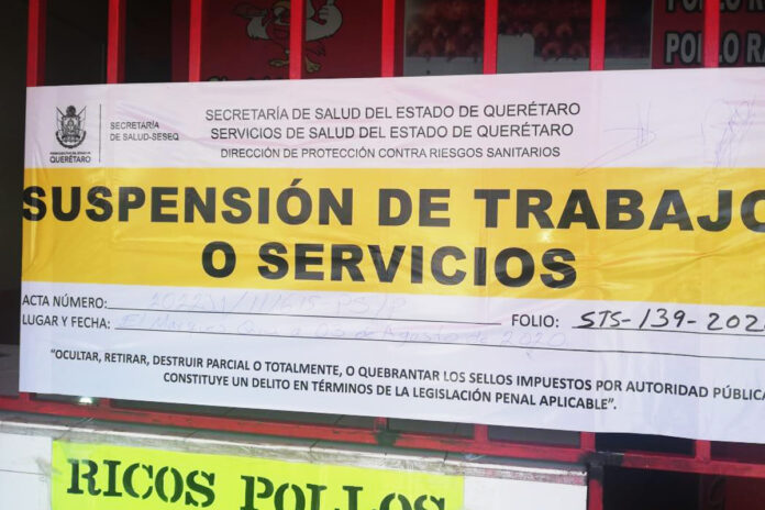 61 establecimientos son suspendidos por incumplir medidas sanitarias durante contingencia por COVID-19