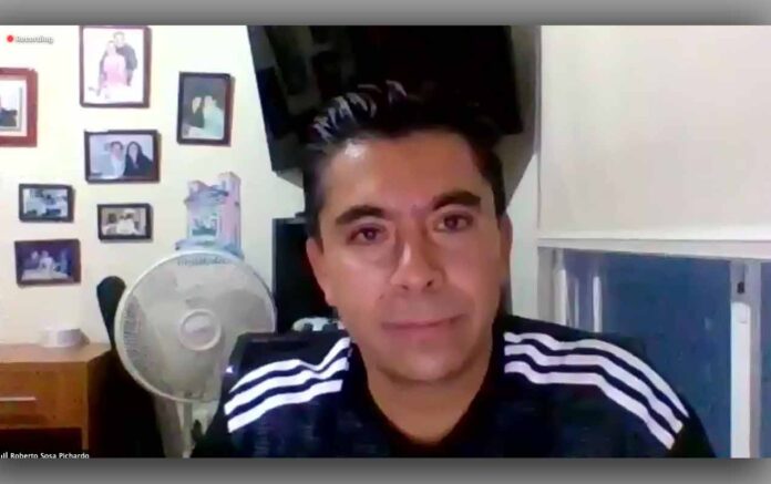 Roberto Sosa sostuvo una reunión virtual, vía zoom, con militancia del PAN Querétaro