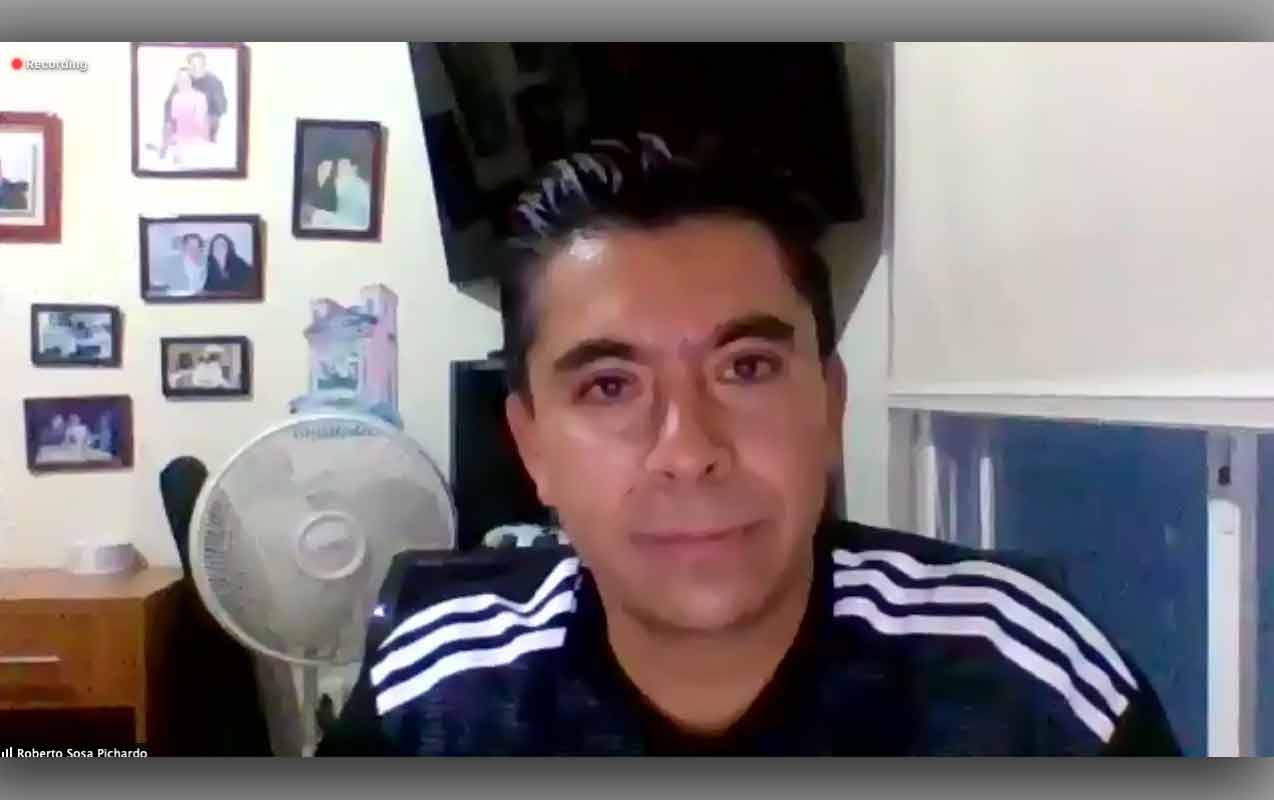 Roberto Sosa sostuvo una reunión virtual, vía zoom, con militancia del PAN Querétaro