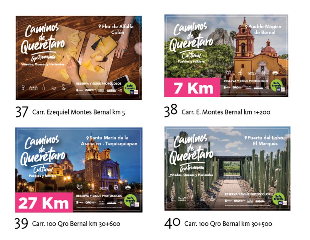 Instala Secretaría de Turismo estatal nueva señalética carretera turística