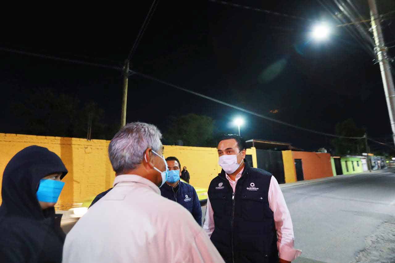 Avance del 99% en mejoramiento de luminarias en el Municipio de Querétaro