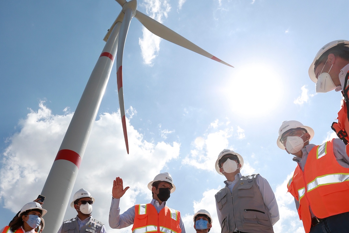 Supervisa FDS avances de Parque Eólico en Huimilpan, el primero de energías limpias en Querétaro
