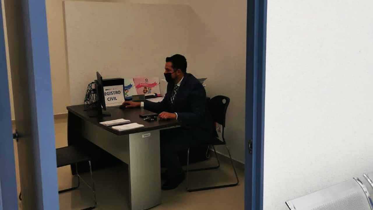 Instalan módulo del Registro Civil en el nuevo Hospital General de Querétaro
