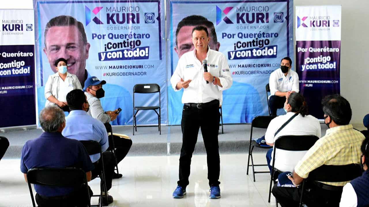 Se compromete Muaricio Kuri a crear un fondo para apoyar a comercio establecido e itinerante