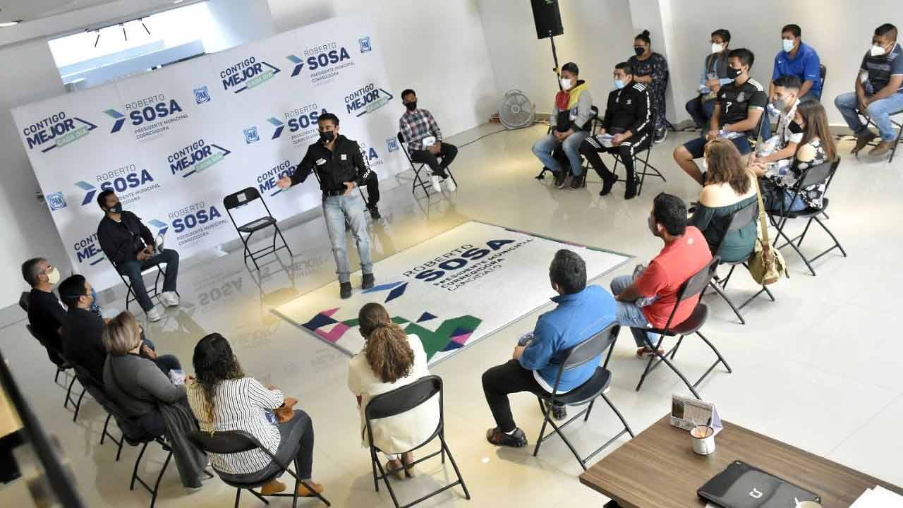 Plantea Roberto Sosa fomentar el deporte creando más espacios para su práctica