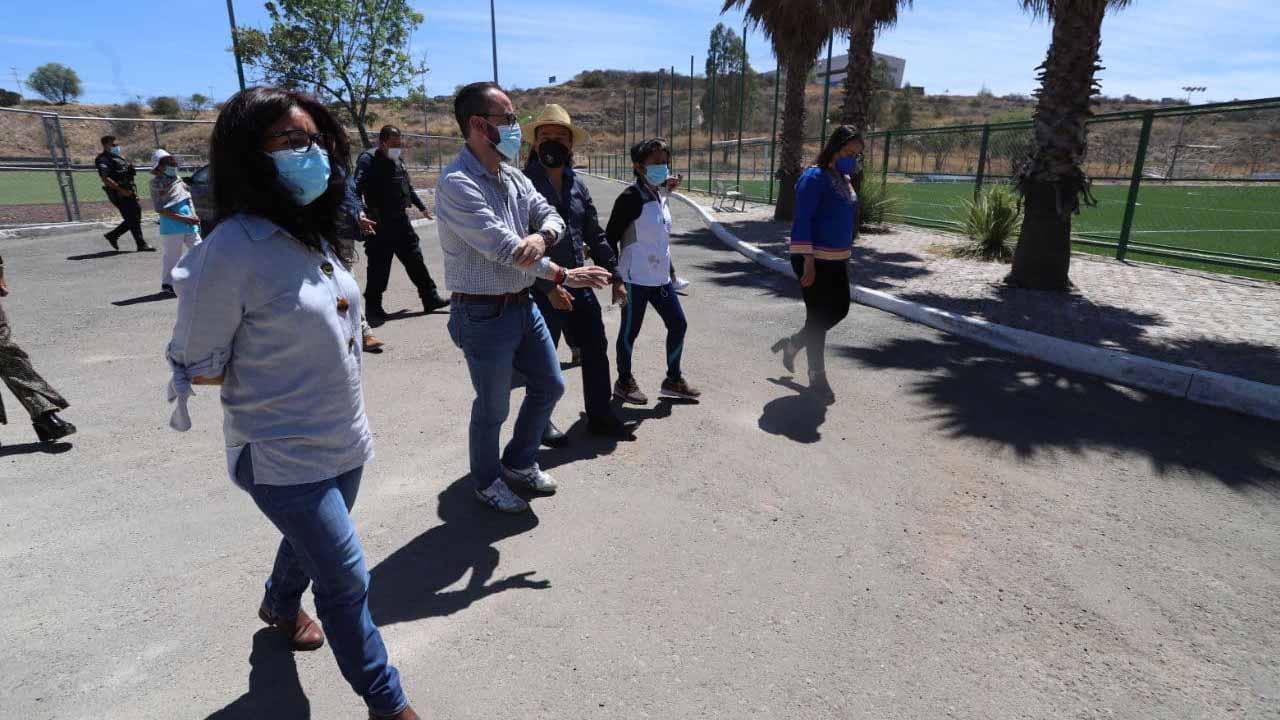 Continúa Municipio de Querétaro rehabilitación de espacios deportivos