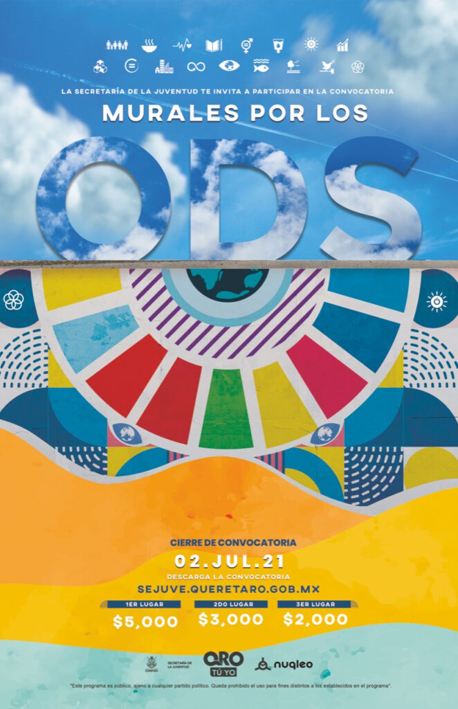 Abre Sejuve primera edición de la convocatoria "Murales por los ODS", ¡participa!