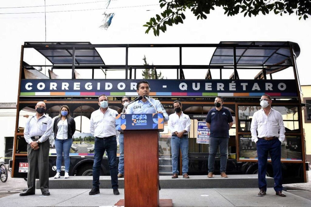 Ponen en marcha el Tranvía Turístico de Corregidora