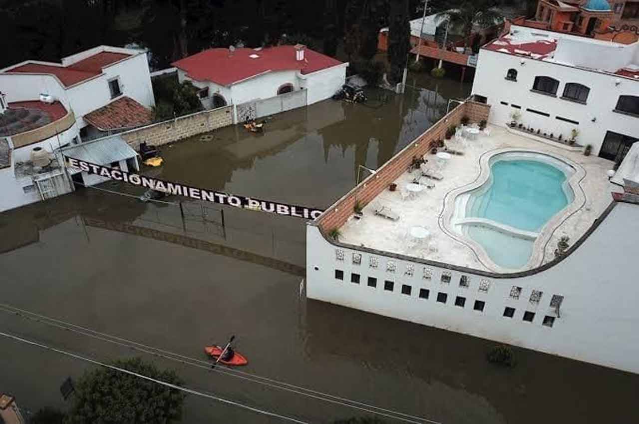 Distintas afectaciones por lluvias en municipios de Querétaro