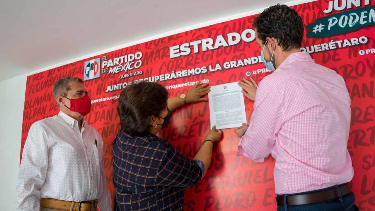 Abren convocatoria para elección de nueva dirigencia del PRI en Querétaro