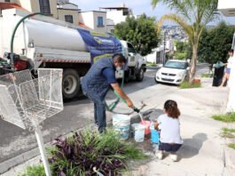 24 colonias han recibido apoyo de agua potable con pipas del Municipio de Querétaro