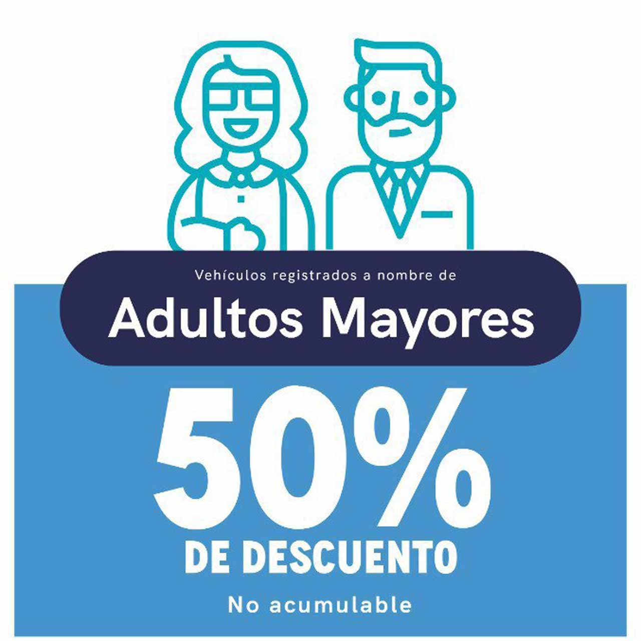 50% en nuevas placas y refrendo vehicular a beneficiarios de INAPAM y personas con discapacidad