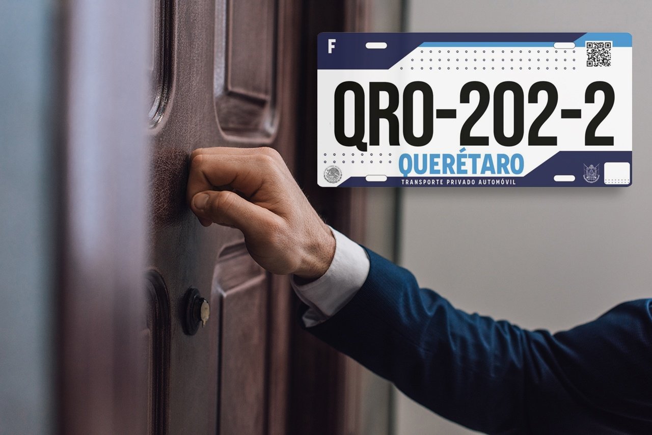 Nuevas Placas serán entregadas a domicilio en Querétaro