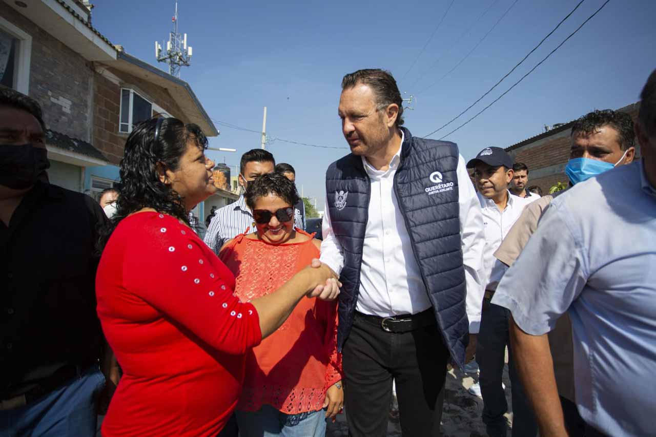 Entregó el Gobernador obra de infraestructura social en Corregidora