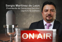 Sergio Martínez de León, Presidente de Canacope – Servitur Querétaro
Sergio Martínez de León, Presidente de Canacope - Servitur Querétaro
