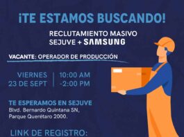 Harán reclutamiento masivo de Samsung este 23 de septiembre