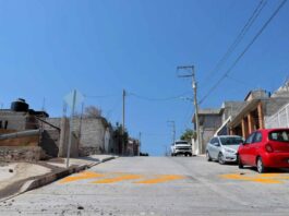 Roberto Sosa supervisó obra de pavimentación en calle Canarios, La Negreta